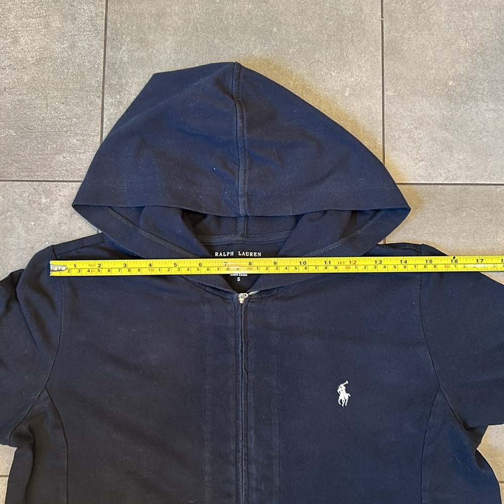 Ralph Lauren Black , Front Zip Hoodie/ Sweatshirt - Picture 4 of 6